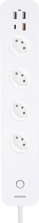 Produktbild Marmitek Wlan-Steckerleiste (8 x, Typ 13, USB, USB-C, USB-A)