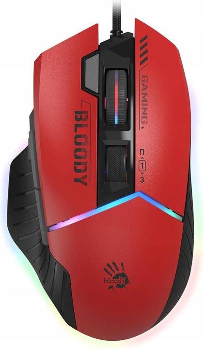 Productafbeelding A4Tech Muis BLOODY W95Max USB Sport Rood (Bedraad)