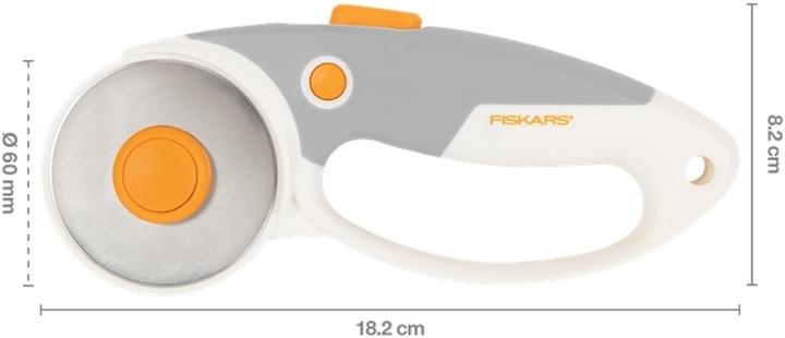 Produktbild Fiskars Rollmesser Titanium 60mm Rechts- und Linkshänder