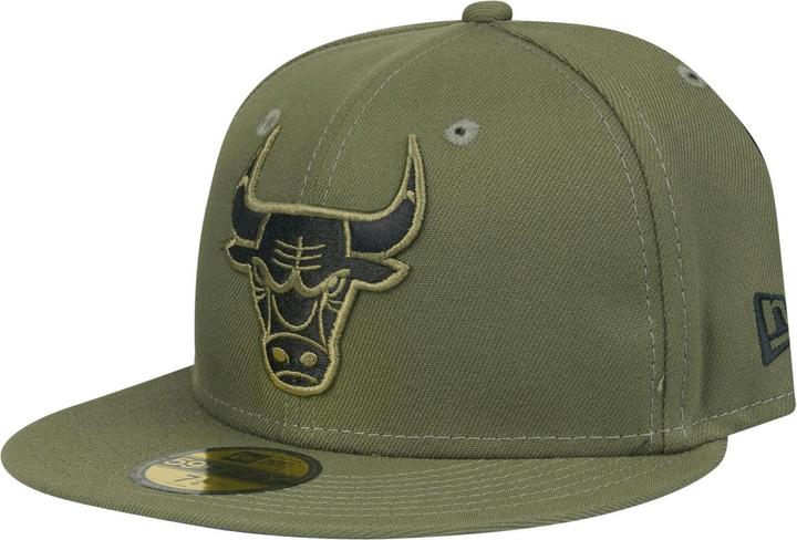 Produktbild New Era 59Fifty Fitted Cap - NBA Chicago Bulls oliv - 7 3/8 (7 3/8)
