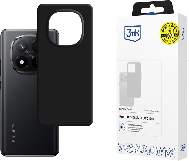 Produktbild 3MK Silicone Case for Xiaomi Redmi Note 14 Pro+ - black (Xiaomi Redmi Note 14 Pro+ 5G)