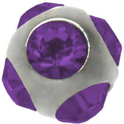 Actual product image Bijouteria Piercing (Surgical steel 316L, Crystal)