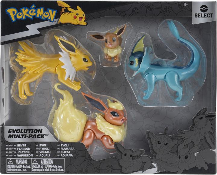 Image du produit Boti Figurines Pokemon Evolution Multipack - Eevee, Jolteon, F