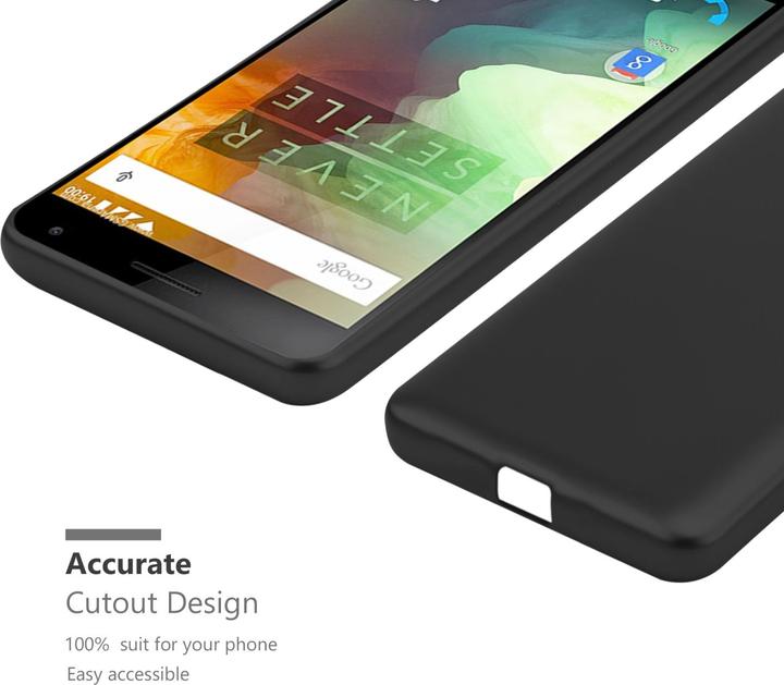 Actual product image Cadorabo Bumper TPU Matt Metallic (OnePlus X)