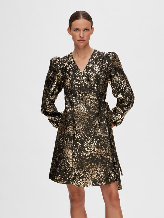 Immagine prodotto Selected Femme Mini abito in jacquard metallizzato (38)