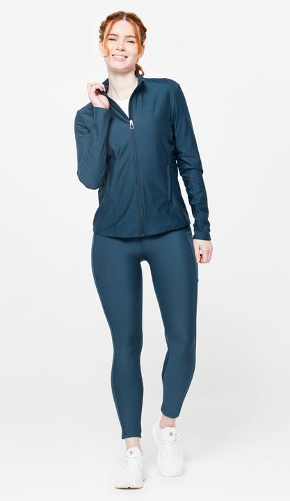 Produktbild Domyos Trainingsjacke mit Reissverschluss Damen - blau (XL)