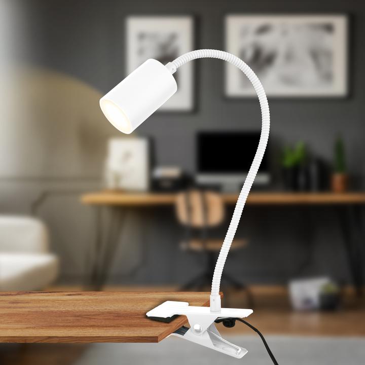 Actual product image Briloner LED clamp light, white, incl.. 1xLED 2.4W (290 lm)