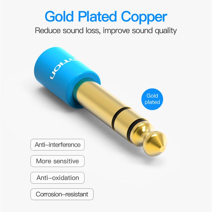 Produktbild Vention Audio Adapter VAB-S01-L, Jack 3.5mm to Jack 6.5mm (Winkeladapter)