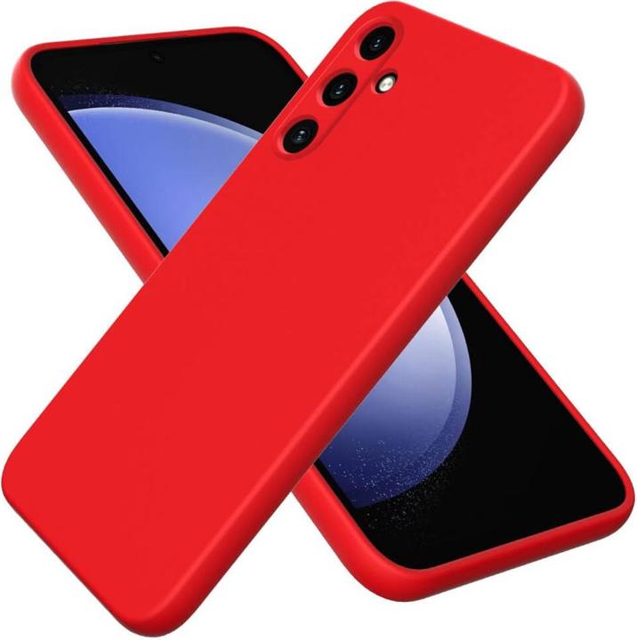 Produktbild Cover-Discount Galaxy A35 - Silikon Gummi Hülle rot (Samsung Galaxy A35)