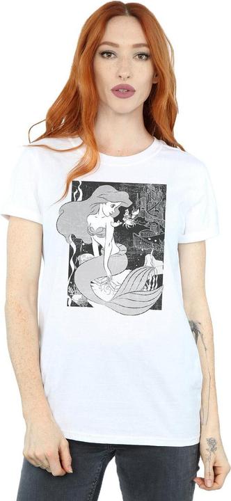 Immagine prodotto The Little Mermaid Maglietta Boyfriend da donna/ragazzo in cotone (XL)