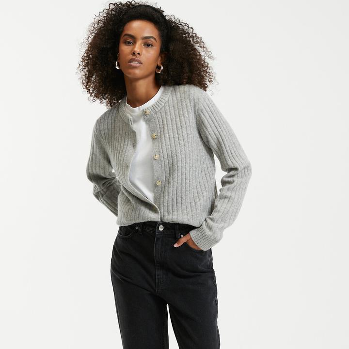 Actual product image La Redoute Collections Rib knit cardigan (38)
