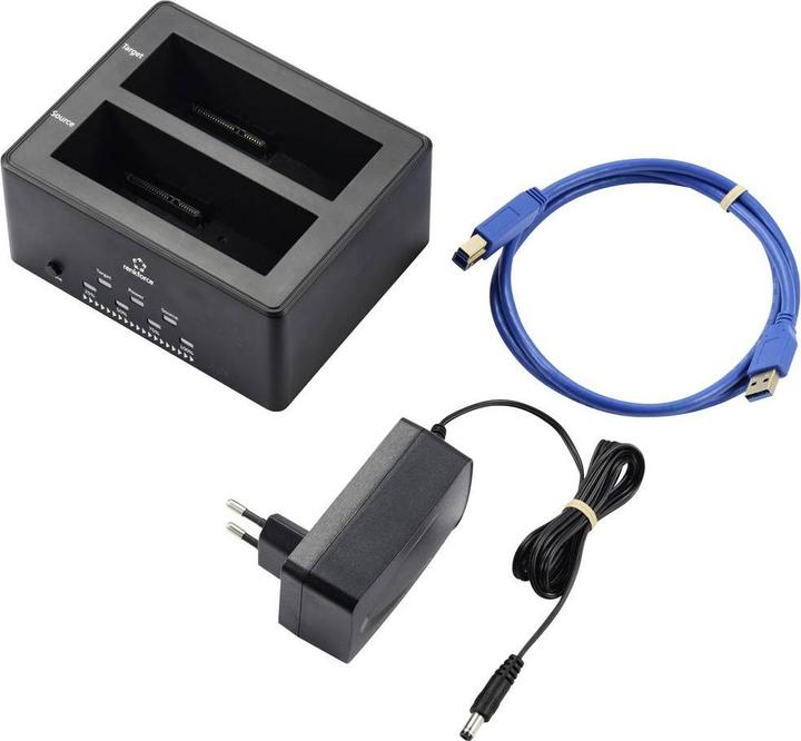 Produktbild Renkforce RF-5576396 USB 3.2 Gen 1 (USB 3.0) SATA Festplatten-Dockingstation mit Clone-Funktion