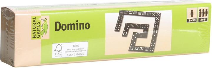 Actual product image Natural games Parlour game Domino (German)