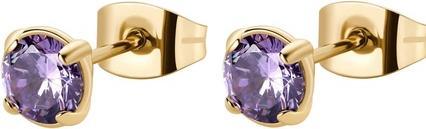 Brosway Desideri BEIE009 sparkling gold-plated earrings with zircons