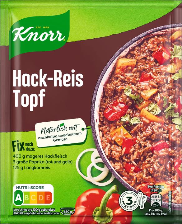 Knorr Fix Potée de riz haché (49 g)