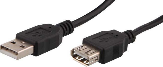 T'nB TNB Câble USB2 M/F 1,8m (1.80 m, USB 2.0)