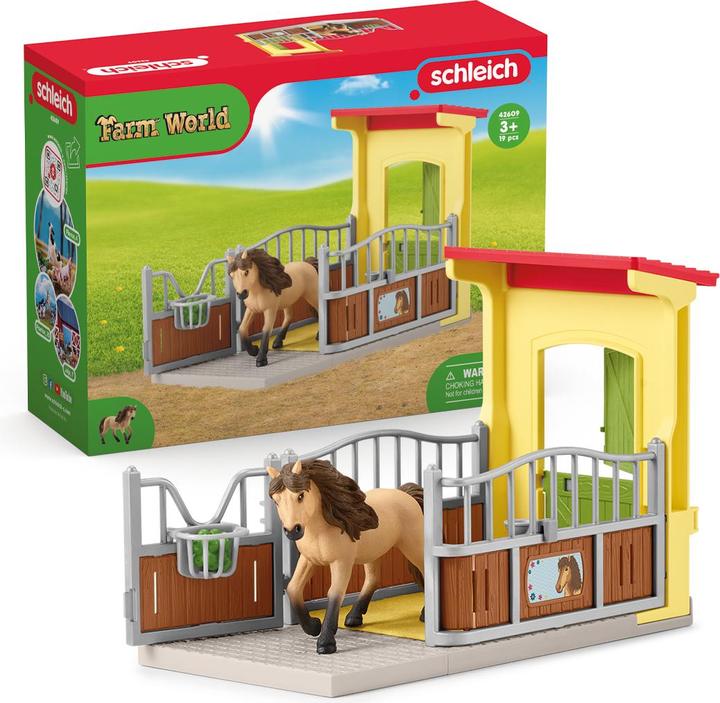 Produktbild Schleich Ponybox mit Islandpferd Hengst