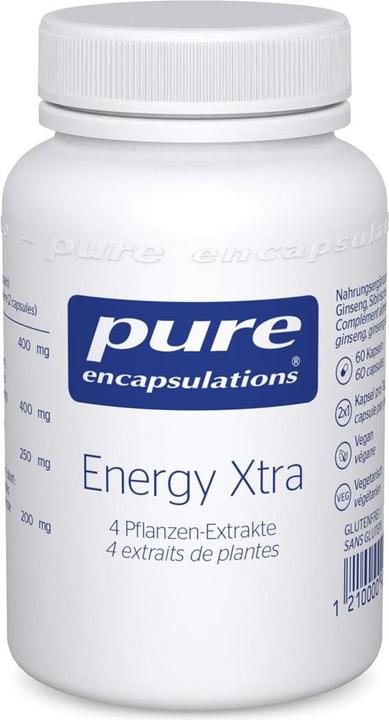 Produktbild Pure encapsulations Energy Xtra (60 Stück, Kapseln, 78 g)