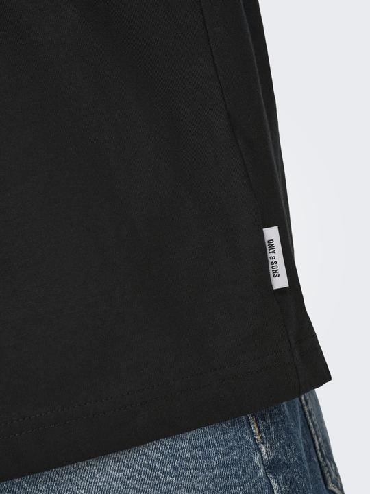 Image du produit Only & Sons Haut de T-shirt à col rond et à coupe décontractée (S)