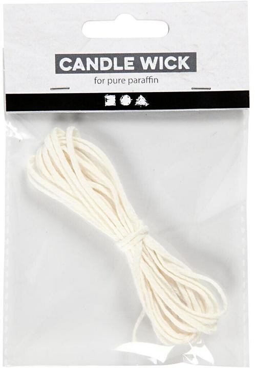 Immagine prodotto Creativ Company Candlewick 3 m x 12 mm, bianco