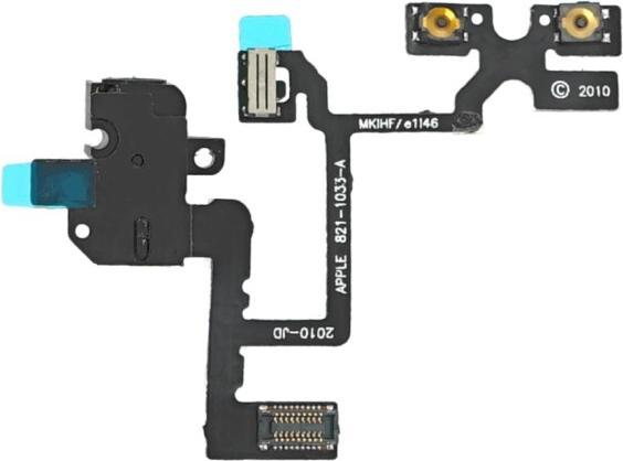 Produktbild OEM Home Kopfhöreranschluss für iPhone 4 schwarz (iPhone 4)