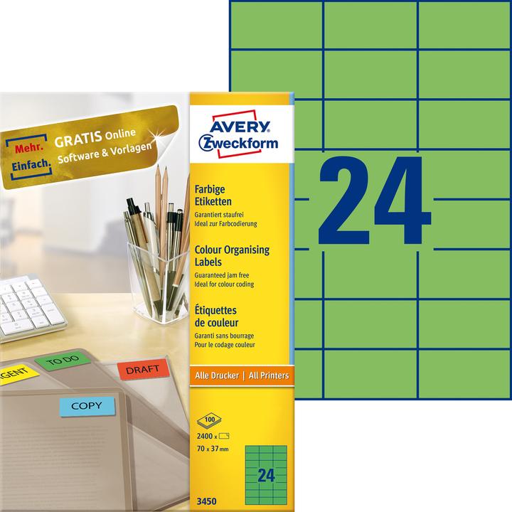 Produktbild Avery Organisation Etiketten