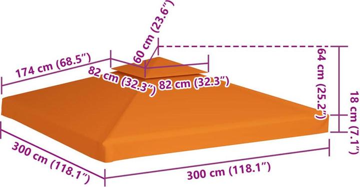 Immagine prodotto VidaXL Xerane (300 cm, 300 cm)