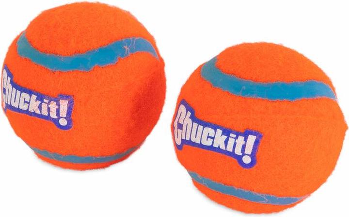 Image du produit Chuckit! CHUCKIT TENNIS BALL Balle de tennis 5 cm de diamètre Taille S 2 pièce(s) Orange (Jouet à balle chien)
