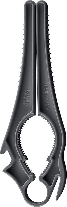 Image du produit Kuhn Rikon Multi-Ouvreur Suisse 5-en-1 gris (Ouvre-bouteille à couvercle en plastique)