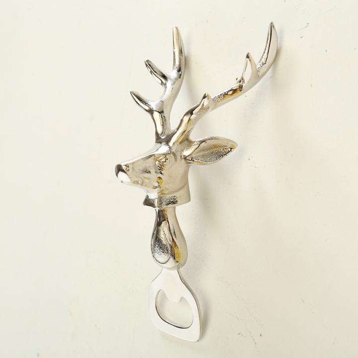 Produktbild Boltze Home Flaschenöffner Hirsch, Silber