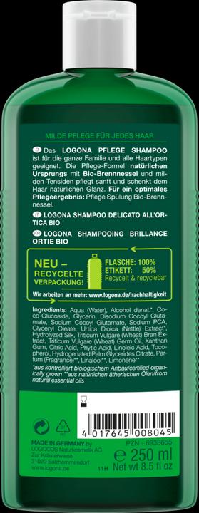 Immagine prodotto Logona Cura ortica biologica (500 ml, Shampoo liquido)
