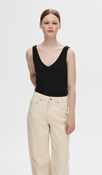 Image du produit Selected Femme Débardeur en maille côtelée (XL)