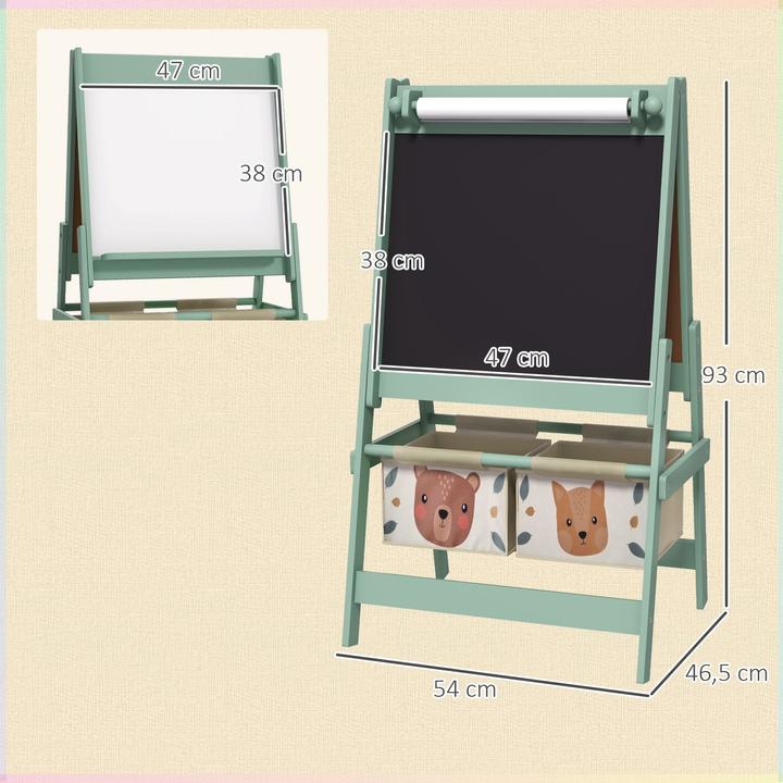 Produktbild Aiyaplay Kindertafel mit Papierrolle und Hängebeutel