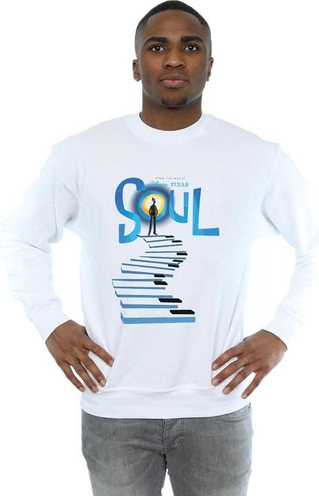 Actual product image Disney Mens Soul Poster Art Sweatshirt (M)