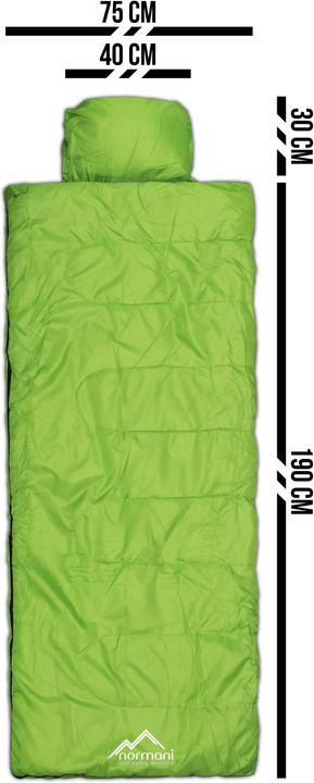 Produktbild Normani Pilotenschlafsack Traveller (220 cm)