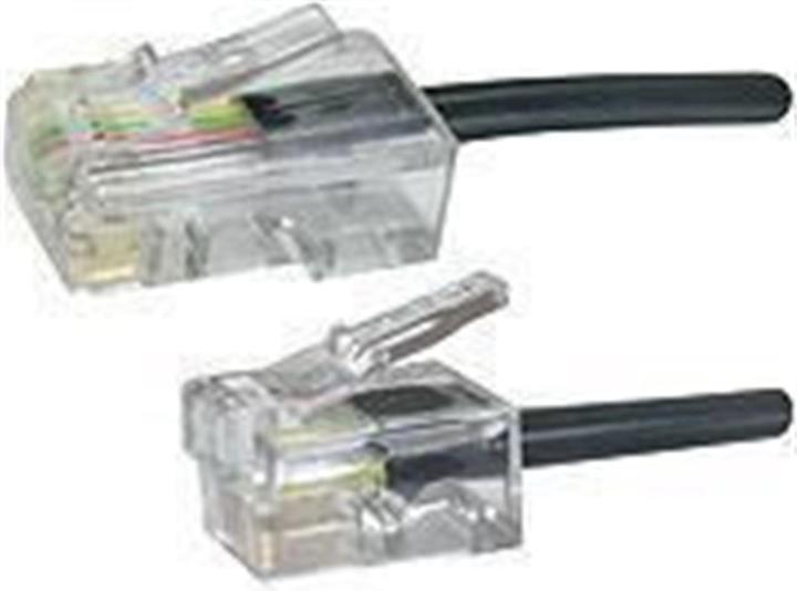 Actual product image MicroConnect Adapter cable RJ-11 to RJ-45, 10m Black