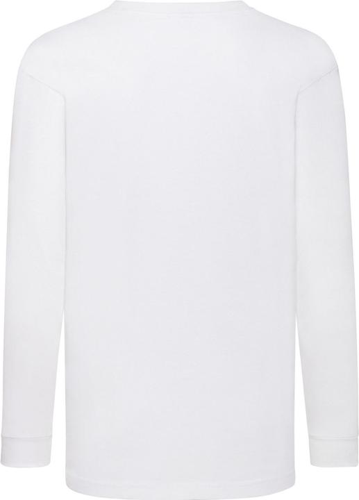 Actual product image Fruit of the Loom Childrens/Kids Value Cotton Long-Sleeved T-Shirt (128)