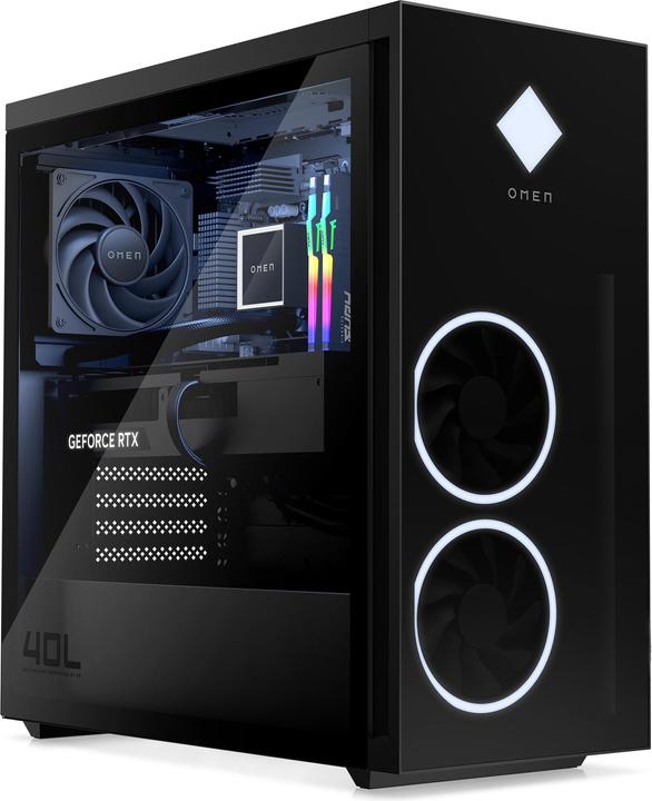Immagine prodotto HP PC da gioco Omen 40L GT21-1016ng (AMD Ryzen 7 7800X3D, 32 GB, 1000 GB, GeForce RTX 4070 Ti Super)