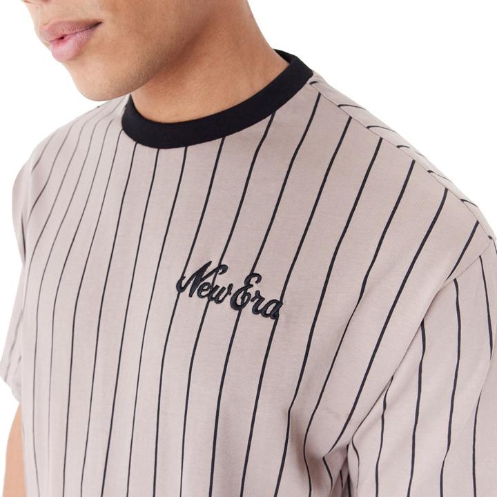 Immagine prodotto New Era Camicia oversize - PINSTRIPE marrone cenere - XL (XL)