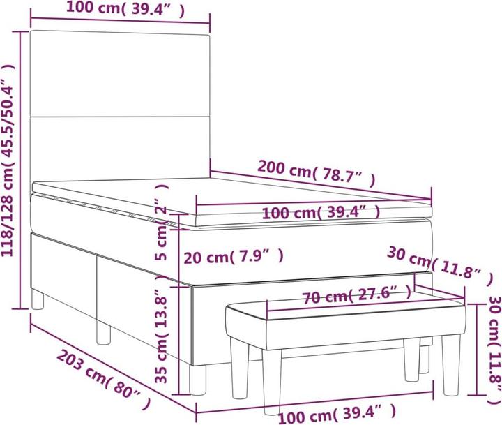 Image du produit VidaXL Callen (100 x 200 cm)