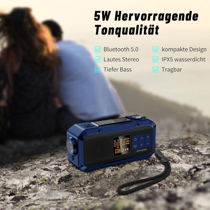 Actual product image Libovgogo Emergency radio DF-589 (FM, AM, Bluetooth)