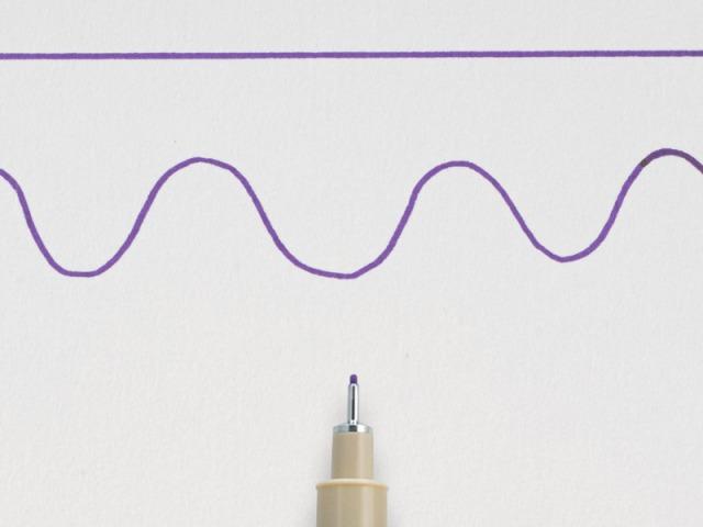 Actual product image Sakura Fineliner PIGMA MICRON 05, purple (Crimson)