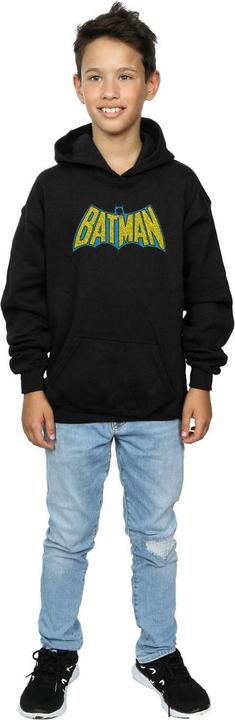 Immagine prodotto Batman Crackle Logo Felpa con Cappuccio Ragazzi (152, 158)