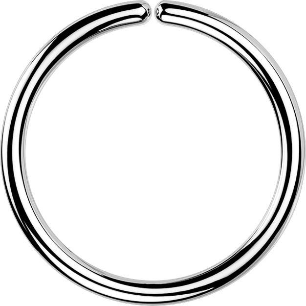 Produktbild Star Piercing Micro Piercing Ring silber (ohne Messing, Chirurgenstahl 316L)