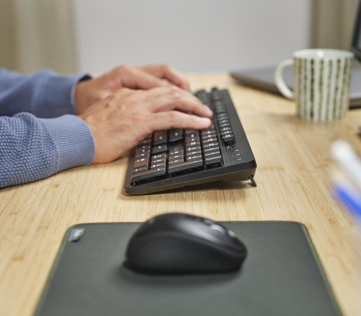 Actual product image Trust Ody Ii Wl Keyboard Mouse Blk D (DE, Wireless)