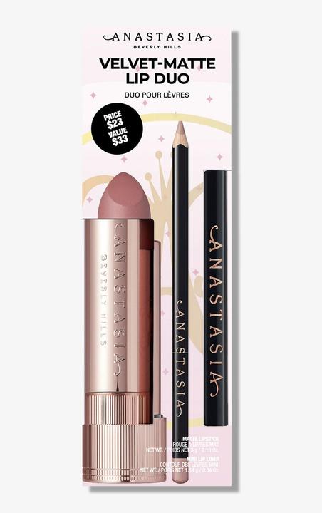 Duo labbra vellutate e opache - Muted Mauve & Hush Rose