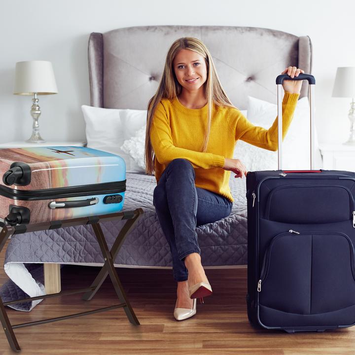 Actual product image Relaxdays Folding Luggage Rack (Suitcase rack)