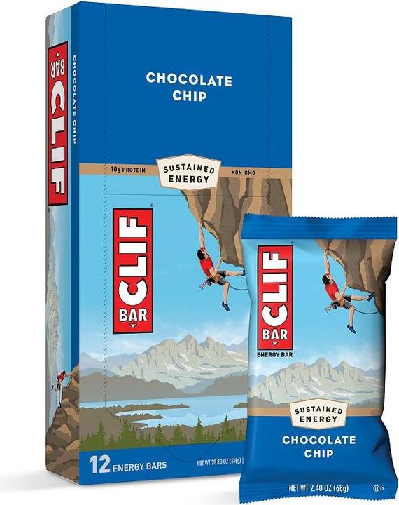 Image du produit Clif Bar Barres énergétiques (Chocolat, 12 pcs, 816 g)