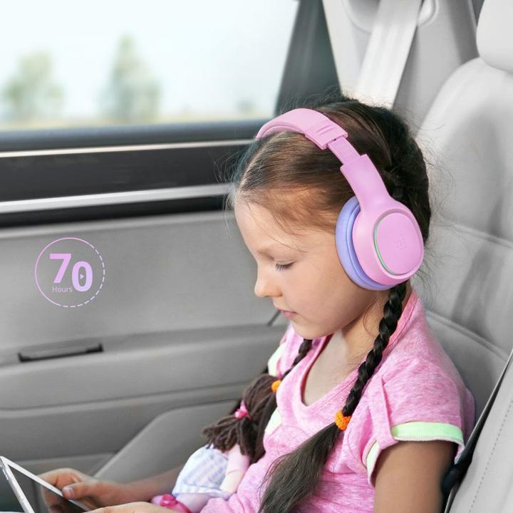 Produktbild Tronsmart KH03 Wireless Headphones with ANC, for Kids, Safe - Pink (Pink)