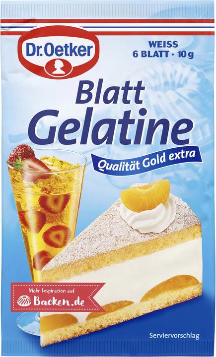 Immagine prodotto Dr. Oetker Gelatina di foglie bianca (10 g)